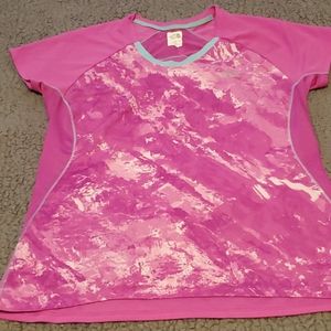 North Face workout shirt pink womans large